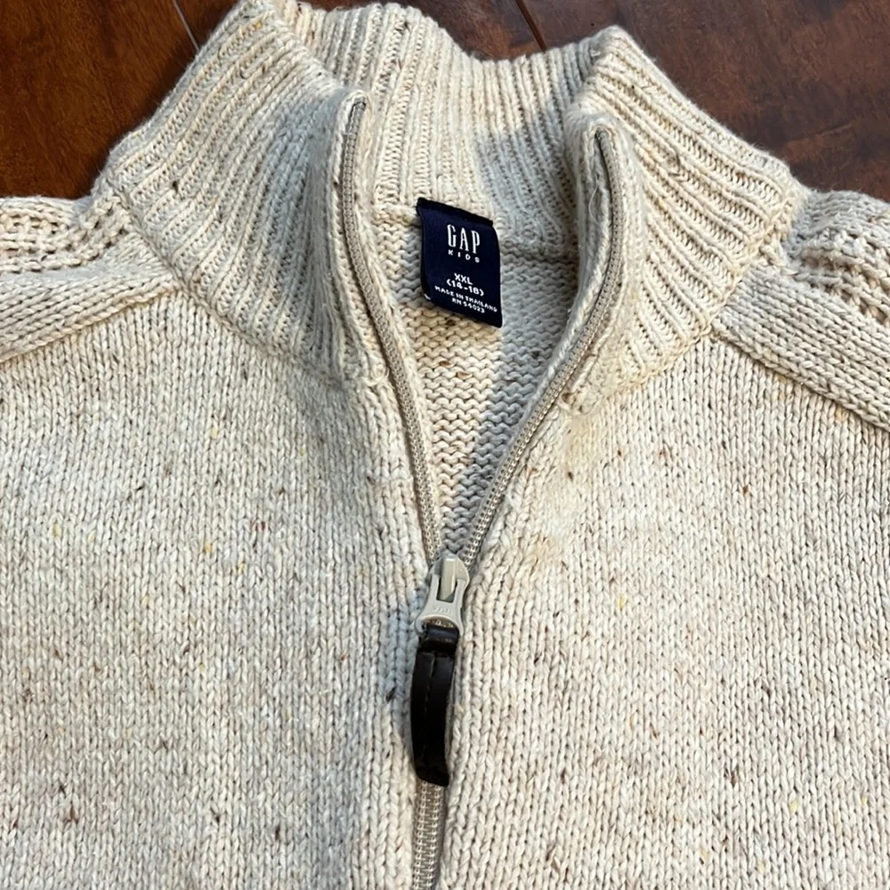 Boys GAP nice half zip sweater - Picture 5 of 9